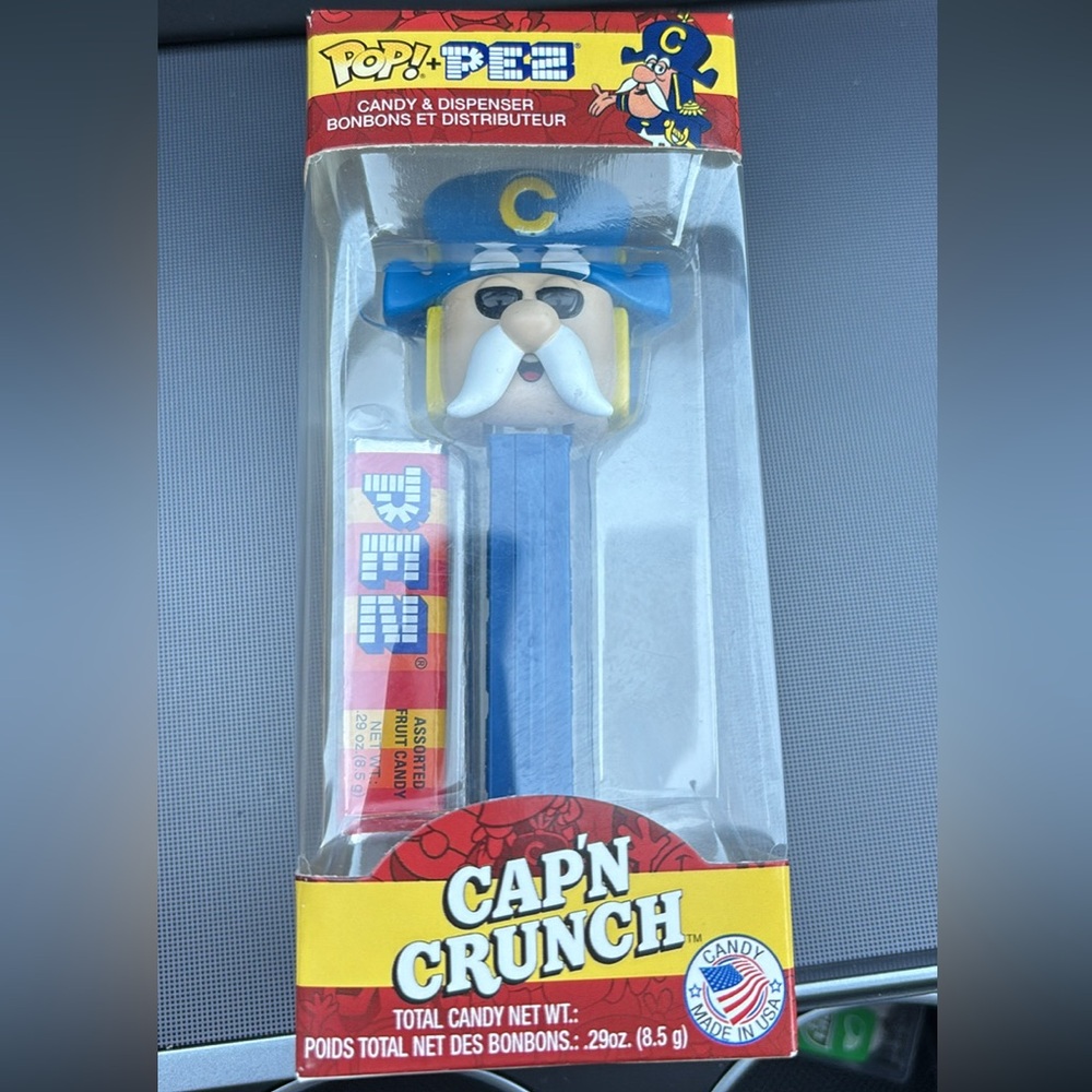Cap'n Crunch Pop PEZ Candy Dispenser - Blue